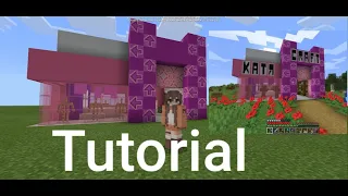 Minecraft Tutorial:How to make Katya Kraft's shop||Как постройть магазин Кати Крафт?