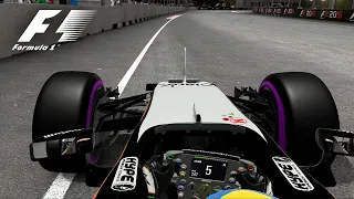 F1 2016 Onboard | Singapore | Force India