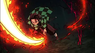 Demon Slayer - Tanjiro Uses Sun Breathing (English Dub)