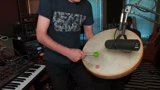 Leviathan Sounds with Friction Mallets and Frame Drum