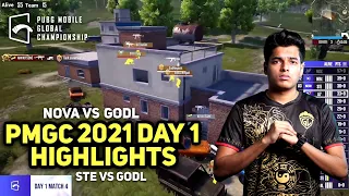 PMGC 2021 Grand final Day 1 Highlights | Godl vs Nova | PUBG Mobile Global Championship 2021