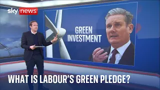 What are Labour promising with their green investment pledge?