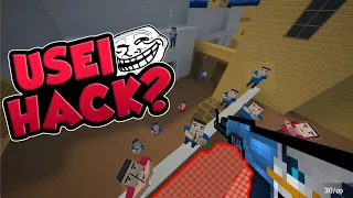 O DIA QUE EU USEI HACK NO BLOCK STRIKE - Especial 100k