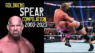 Goldberg Spear Compilation (2003-2023) #wwe #spear #goldberg