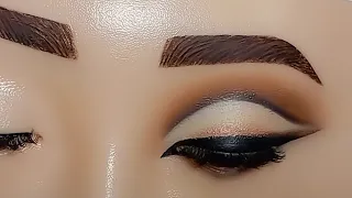 Práctica de maquillaje de ojos en tonos tierra 🤎💋🥰