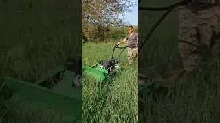 Тестирование бурьянкосилки Т1000. Покос травы любой сложности.