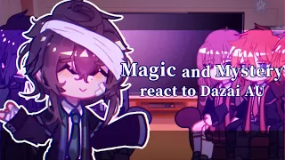 Magic and Mystery react to Dazai AU // BSD × HP // Gacha Club