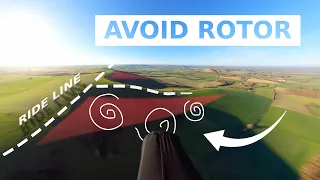 Paragliding CROSSWIND SOARING Tutorial / Tips!  (How To Avoid Rotor)