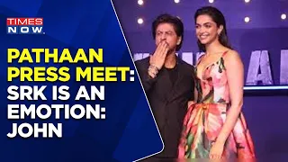 Pathaan Press Meet: SRK Announces 'Pathan 2',| SRK Is Not An Actor But An Emotion: John Abraham