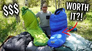 Are Extremely EXPENSIVE Sleeping Bags Worth The Price?!
