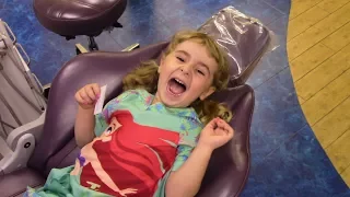 Первый визит к стоматологу. Детский стоматолог в Америке. Kids dental visit #1