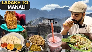Ladakh to Manali Street food | unique Street food tour by Virtual banjara | indian street food