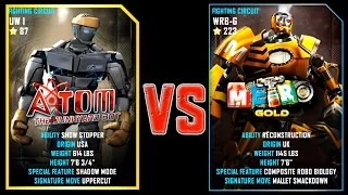 REAL STEEL WRB Final Atom (87) VS Metro Gold (Champion)(223) New Robots UPDATE (Живая сталь)