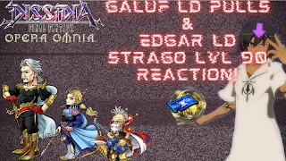 DFFOO Galuf LD Pulls and Edgar LD and Strago lvl 90 reaction