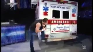 WWE Smackdown 2 Jan. 2015 , Dean ambrose vs. Curtis axel