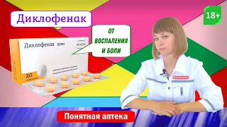 Диклофенак таблетки: от боли, от воспалений,  головная боль, мигрень, зубная боль, тендовагинит