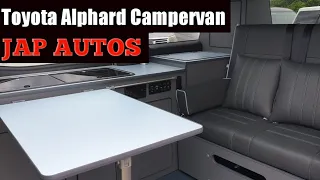 Toyota Alphard Campervan Conversion with Rock and Roll Bed