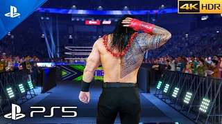 (PS5) ACKNOWLEDGE WWE 2K23 as YOUR FAVOURITE GAME | Roman Reigns vs Brock Lesnar [4K 60FPS HDR]