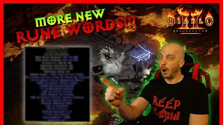 Diablo 2 Resurrected - New Rune word Announced!!! Season 1, Unbending Will