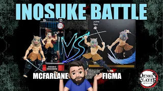 Demon Slayer Inosuke Action Figure Battle - Figma vs McFarlane Toys