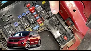 How To Fix 2015-2022 Ford Edge Radiator Cooling Fan That Won't Shut Off - Quick Fix!