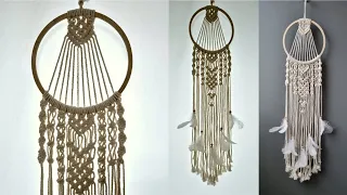 [DIY] Macrame dreamcatcher | 마크라메 드림캐쳐 만들기