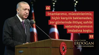 Cumhurbaşkanı Recep Tayyip Erdoğan Din Görevlileri ile buluştu