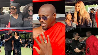 Jackie Appiah,Nadia Buari,Mcbrown,Majid & others störms John Dumelo’s mum funeral