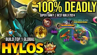 HYLOS BEST BUILD 2024 | BUILD TOP 1 GLOBAL HYLOS GAMEPLAY | MOBILE LEGENDS✓