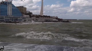 Шторм в Севастополе 24 сентября 2014