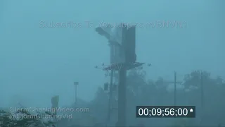 Category 5 Hurricane Michael, Stock Footage Master from Panama City - 10/10/2018