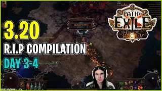 ⚡ POE 3.20 ⚡ R.I.P Compilation - Day 3-4