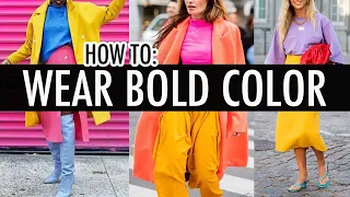 How to Wear Bold Color! Spring 2022 Color Trends *How to Colorblock and wear Monochrome Outfits