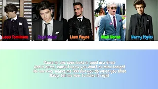One Direction - Nobody Compares Color Coded Lyrics