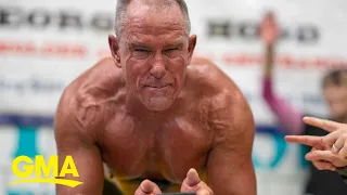 62-year-old man breaks world record with 8-hour plank | GMA Digital