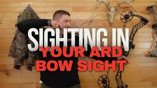 How to sight in your ARD bow sight!