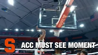 Syracuse's Jimmy Boeheim With A Sweet Dish To Frank Anselem  | ACC Must See Moment