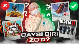 😱PUBG YOKI FREE FIRE, GTA YOKI MAFIA QAYSI BIRI ZO’R?