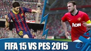 FIFA 15 vs PES 2015: Who will take the title?