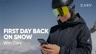 FIRST DAY BACK ON SNOW WITH CARV | 3 tips to get your ski legs back