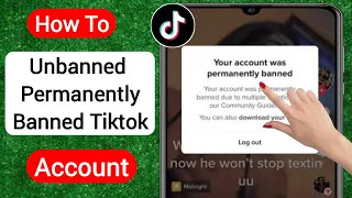 How To Fix Your Tiktok Account Was Permanently Banned (2023) | Recover Tiktok Banned Account