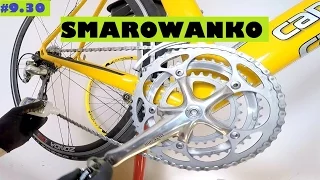 Smarowanie łańcucha w rowerze - rozpoczynamy test Finish Line Ceramic Wax.