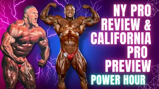 NY Pro Review & California Pro Preview Show Power Hour 9 with Ron Harris & Giles Tiger Thomas