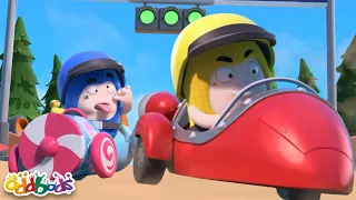 Oddbods Kart! | Oddbods | Funny Cartoons for Kids | Moonbug Kids Express Yourself!