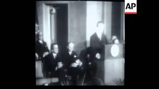 SYND 10-4-69 WILLY BRANDT MAKES A SPEECH TO NATO