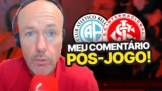 "ABAIXO DO ESPERADO" | O COMENTÁRIO DE FABIANO BALDASSO APÓS BELGRANO 0X0 INTER