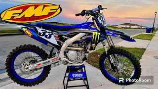 YAMAHA YZ450F Sound Comparison Stock PIPE VS FMF TITANIUM 4.1 | FUEL MX |