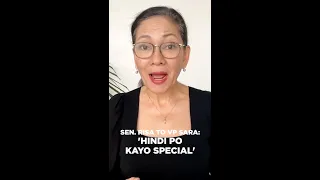 Risa Hontiveros to Sara Duterte: 'You're not special'