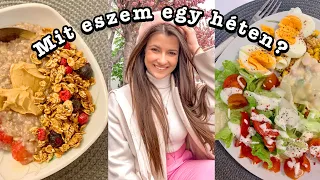 Mit Eszem Egy Héten?🍎🍕🥪  | Fónagy Kitti