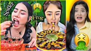 Reacting to Weird Chinese Food Eating 🤮*Gone too extreme* 🤯 Nilanjana Dhar